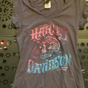Short sleeved Harley Davidson shirt